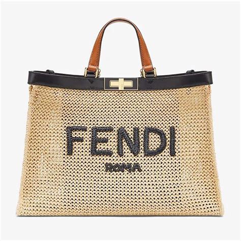 fendi raffia pouch|raffia tote bags for women.